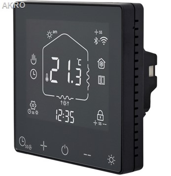 ESCO TC-710B WIFI TUYA CZARNY Sterowanie Podłogowe